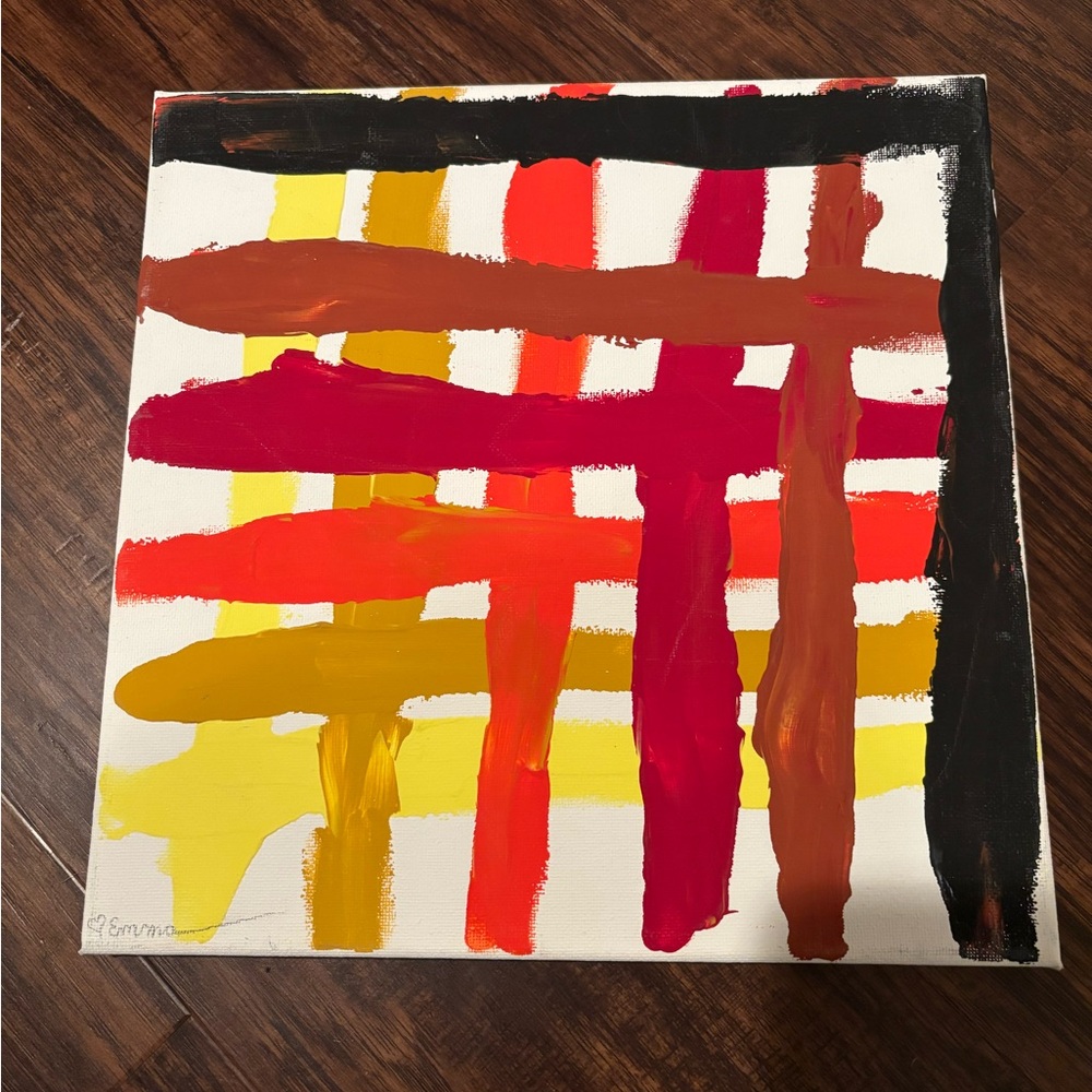 Abstract Colorful Canvas Art